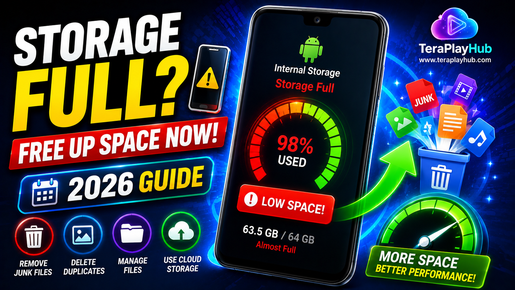 Best Ways to Free Internal Storage on Android (2026 Complete Guide)