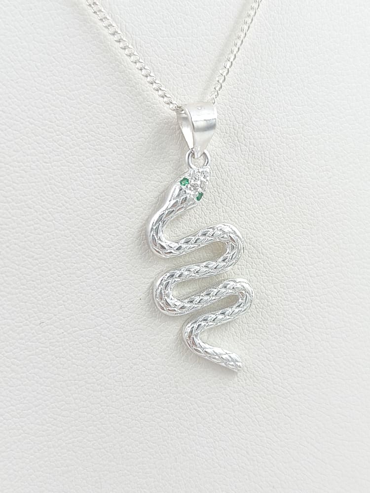 DIJE SERPIENTE CON CIRCONIAS