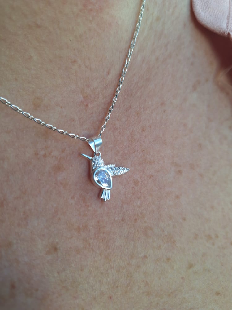 DIJE COLIBRÍ CON CIRCONIAS