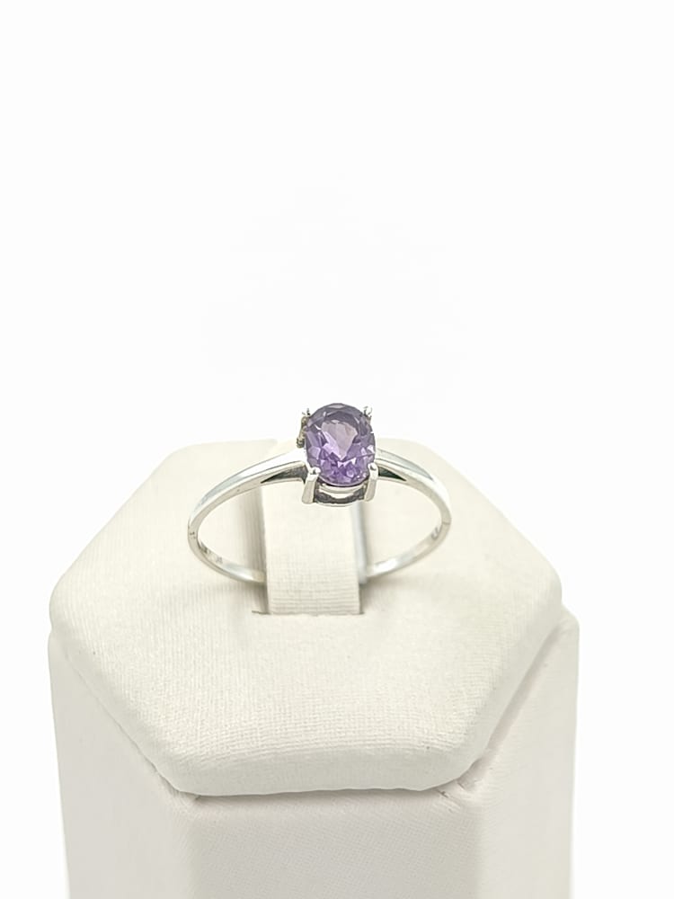 ANILLO CON AMATISTA