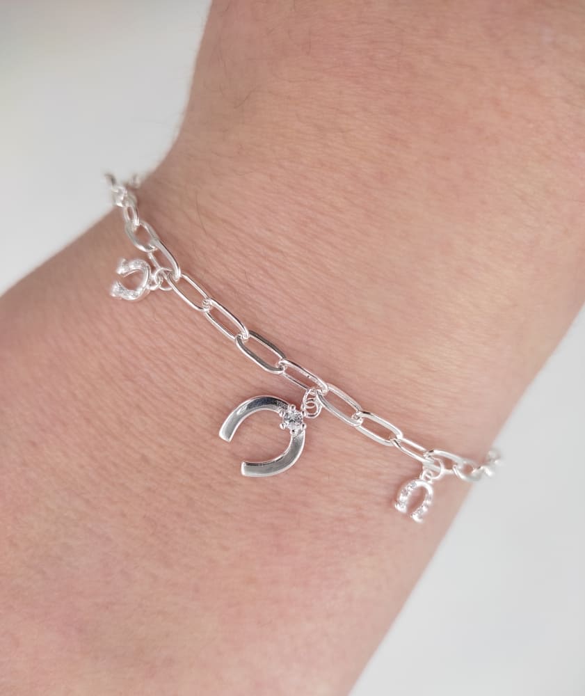 PULSERA HERRADURAS CON CIRCONIAS