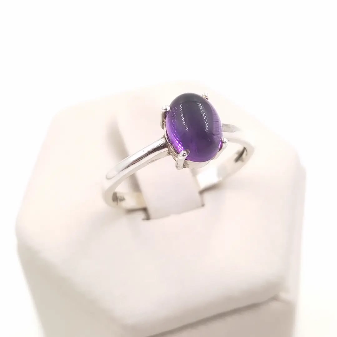 ANILLO CON AMATISTA