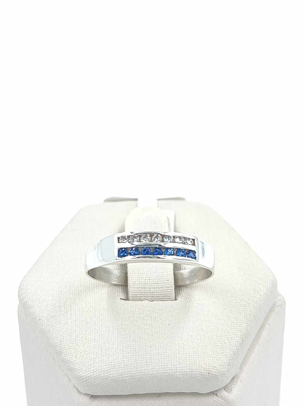 ANILLO MEDIO SIN FIN DOBLE CIRCONIAS 
