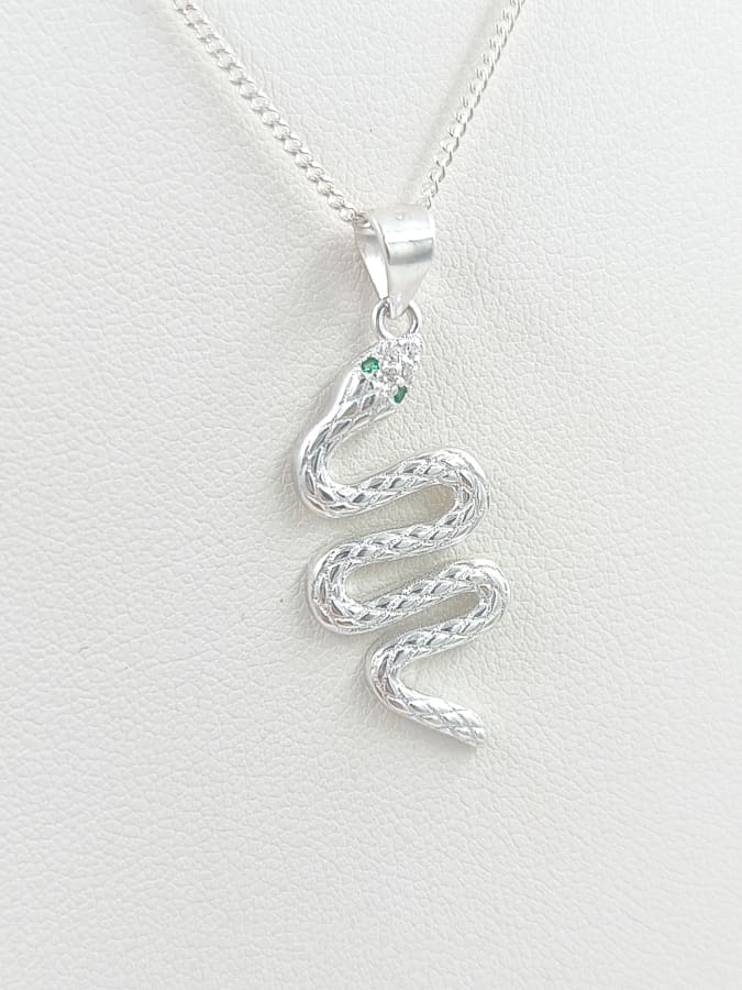 DIJE SERPIENTE CON CIRCONIAS