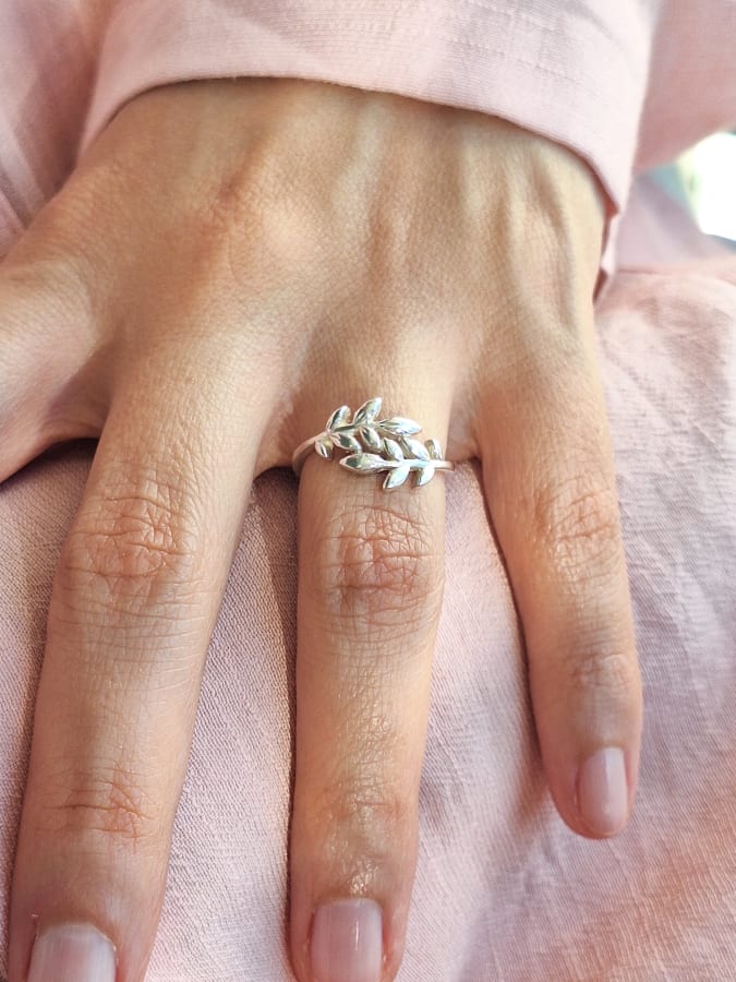 ANILLO RAMAS DE OLIVO 