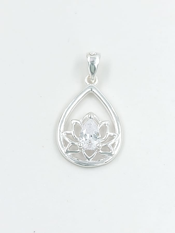 DIJE FLOR DE LOTO GOTA