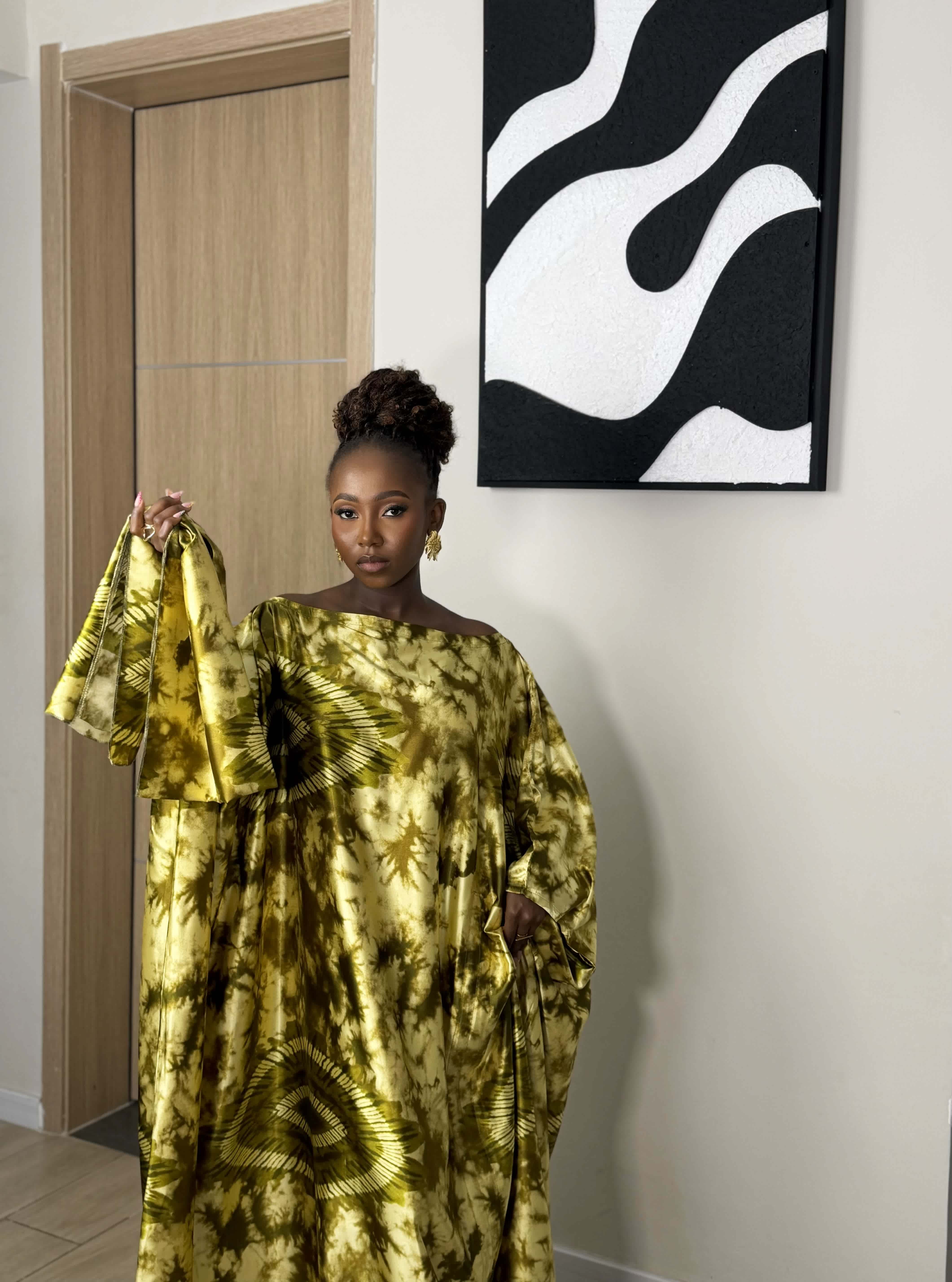Zaria in Lime green view 1