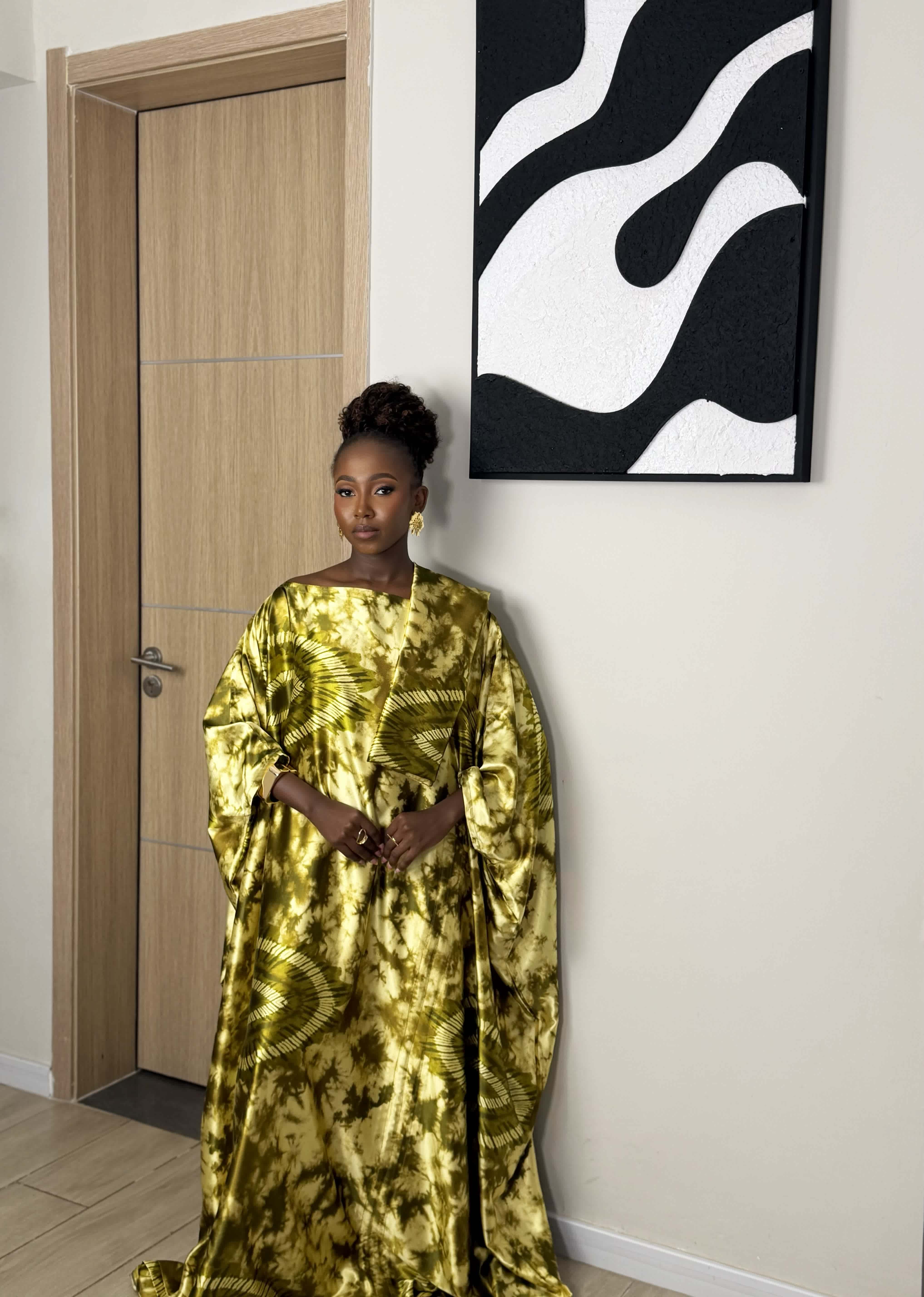 Zaria in Lime green view 2