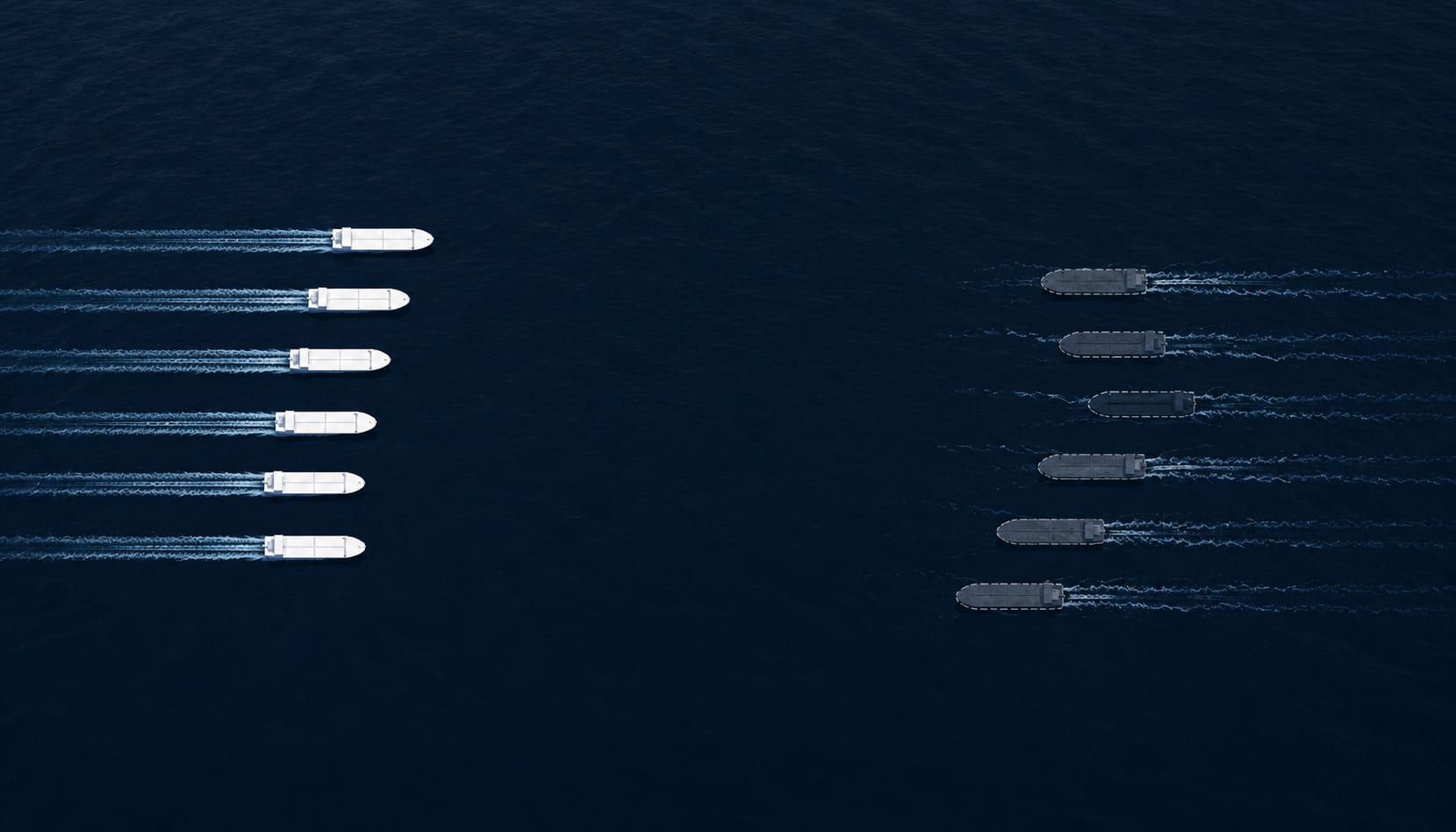 VLCC tanker at anchor — the vessels that set the crude oil freight rate