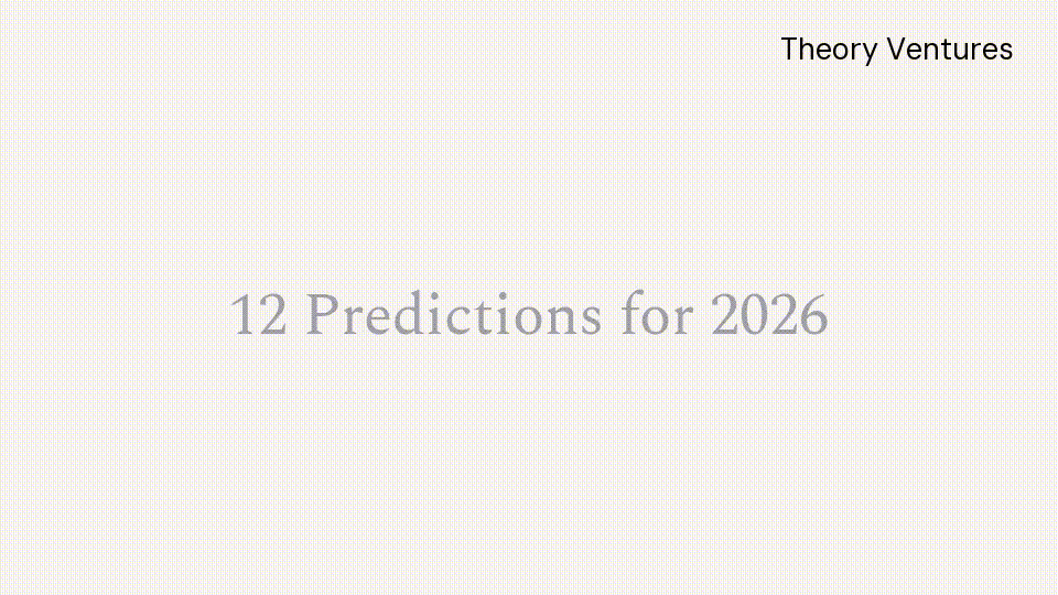 12 Predictions for 2026