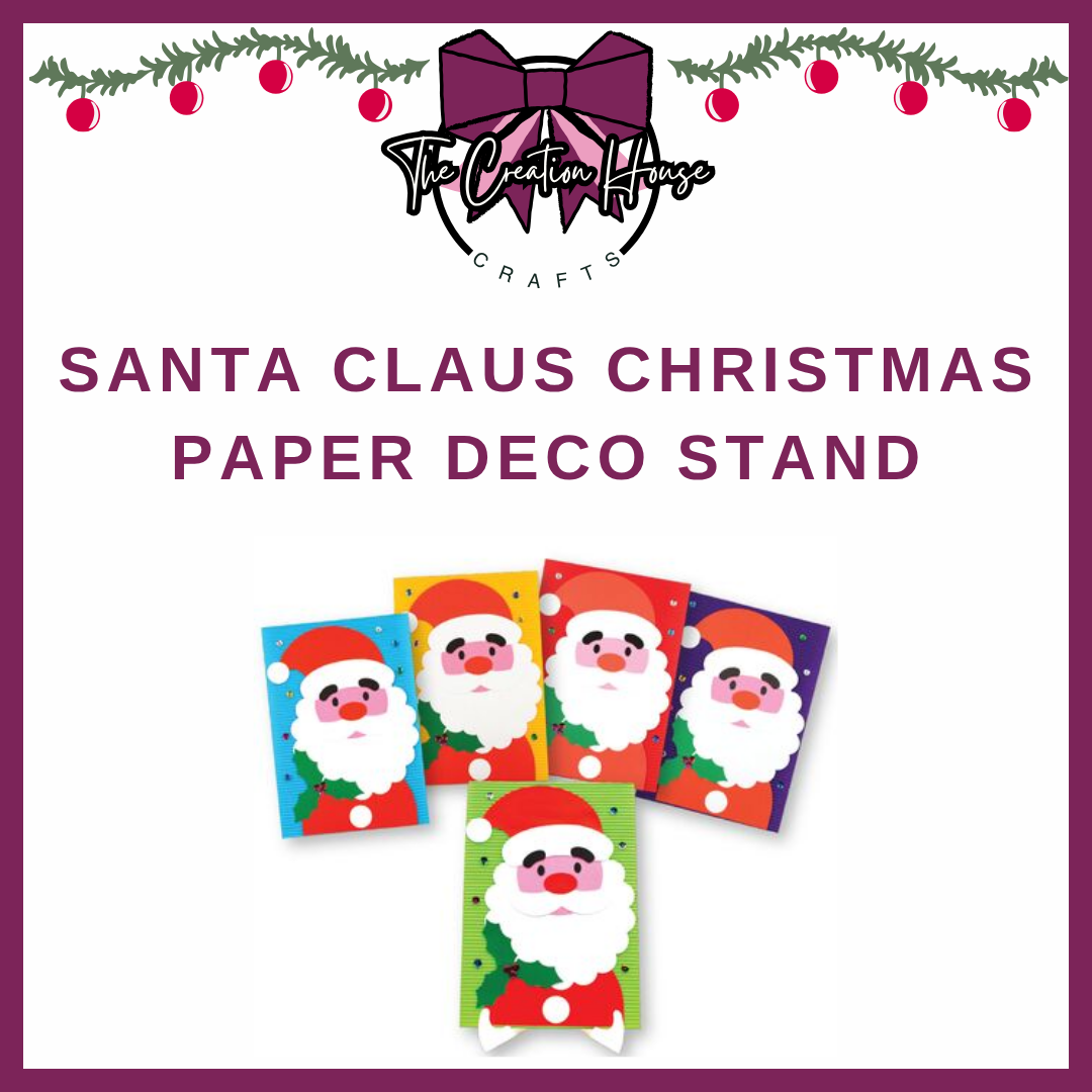 DIY Rainbow Christmas Santa 3D Craft Kit