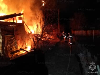 Ночной пожар в Смоленской области унес жизнь человека