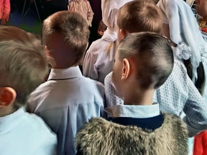 Пасхальное выступление детей в храме города Велижа