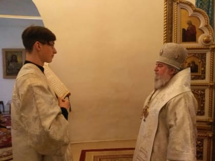 Епископ Вяземский и Гагаринский Сергий совершил Божественную Литургию во Вселенскую родительскую субботу