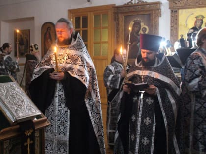 Епископ Вяземский и Гагаринский Сергий возглавил Пассию во вторую Неделю Великого поста