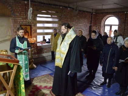 Молебен святому преподобному Сергию Радонежскому в Соловьиной роще