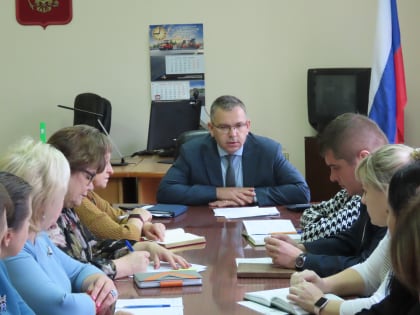 И.п. Главы муниципального образования «Сафоновский район» Смоленской области А.А. Царев провел еженедельную планерку