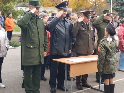 Начальник Управления Росгвардии по Смоленской области принял  участия в торжественной церемонии принятия присяги воспитанниками  Смоленского фельдмаршала Кутузова кадетского корпус