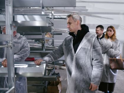 Василий Анохин ознакомился с ходом инвестпроекта сметанинской птицефабрики