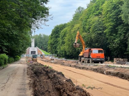В Смоленске продолжается благоустройство Реадовского парка