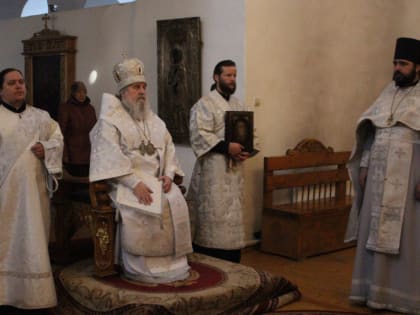 Архиерейское служение в праздник Лазаревой Субботы