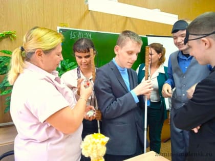 Квест-игра «Экспедиция в темноте» в Краснинской школе-интернате