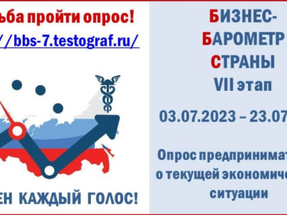 Опрос Торгово-промышленной палаты