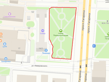 «Зеленстрою» отдали сквер возле СИЗО в Смоленске