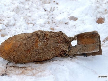 В Смоленске нашли снаряд времён войны