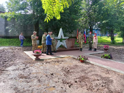 В Холм-Жирковском районе Смоленской области открыли памятную стелу