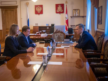 Василий Анохин встретился с генеральным директором АО «Авангард»