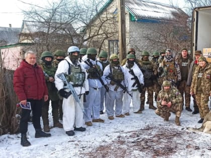 Смоляне передали гуманитарную помощь военнослужащим
