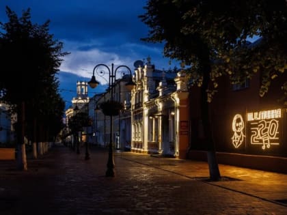 Еще на четырех зданиях Смоленска установлена архитектурно-художественная подсветка