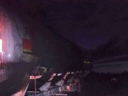 В Смоленской области на ходу загорелся прицеп тягача