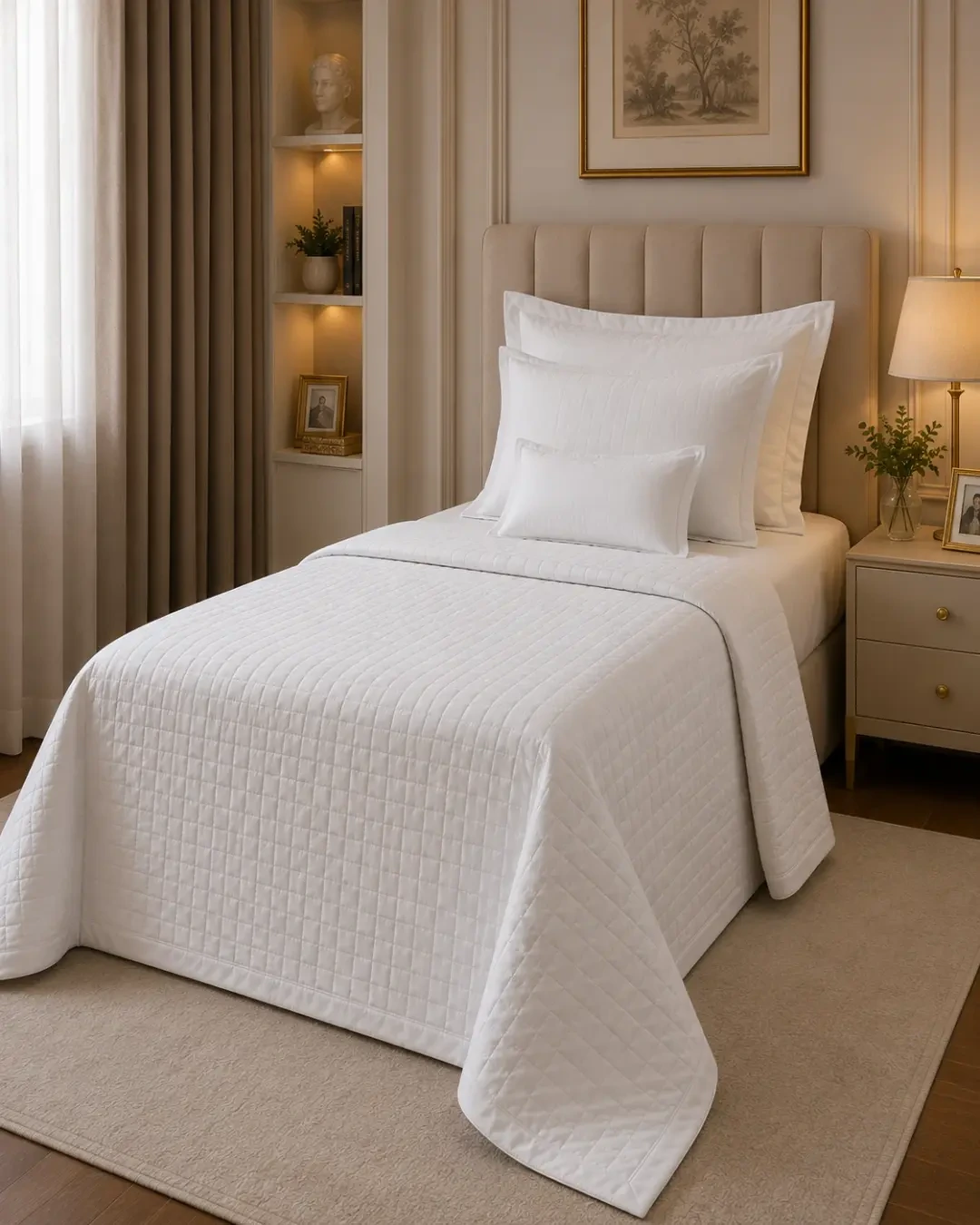 Cobre Leito Decorale Solteiro - 300 fios