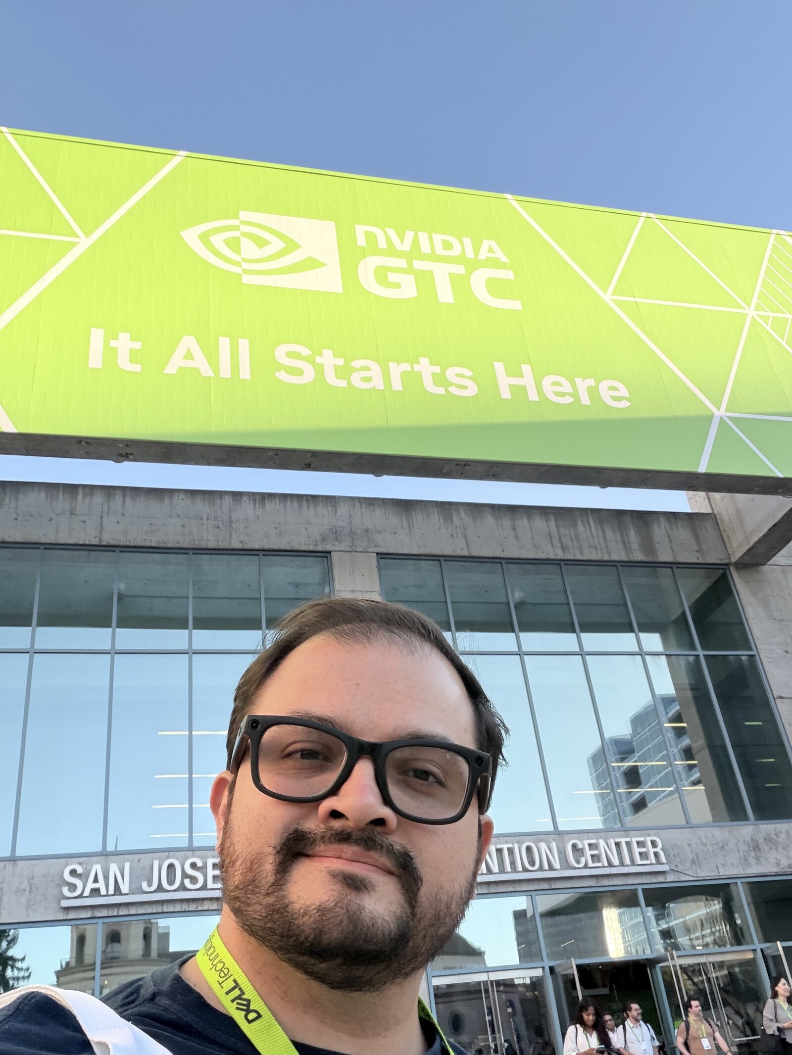 John Olven at NVIDIA GTC 2026, San José McEnery Convention Center