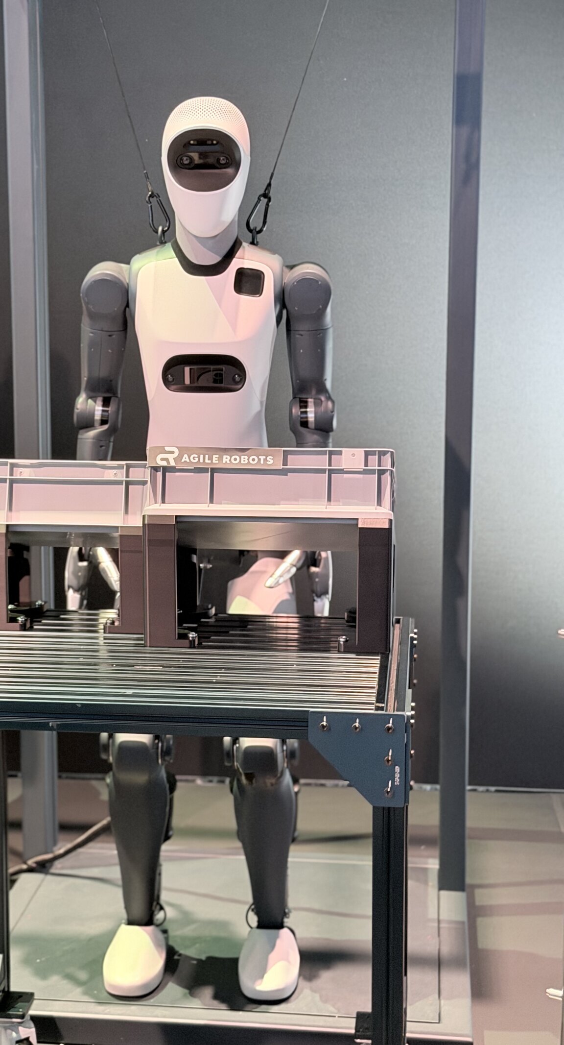 Humanoid robot on the NVIDIA GTC 2026 exhibition floor