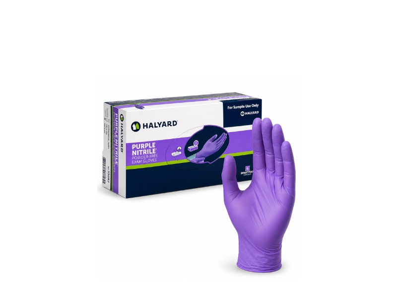 Kimberly-Clark Purple Nitrile Gloves — Premium purple nitrile gloves for chemical resistance and durability in industrial environments.