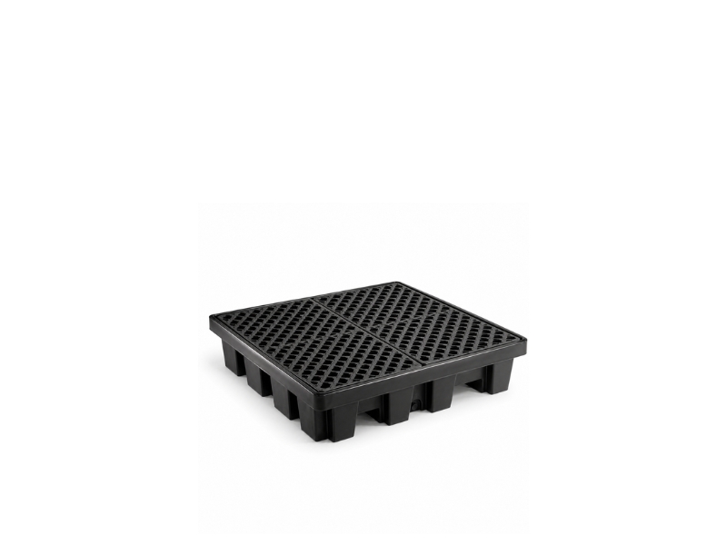 Pig Poly Spill Deck — Pig Poly spill deck for containment of drums, containers, and fluid storage areas.
