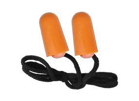 NoiseGard EP1112 Corded Ear Plug — 37dB disposable corded PU foam ear plug for high noise industrial environments.