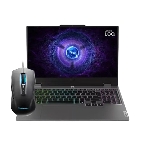 Pc Portable Gamer Lenovo LOQ 15IAX9 / i5-12600HX / RTX 3050 6G / 16 Go DDR5 / 512 Go SSD / Windows 11 / Gris - Photo boutique Gaming Gear TN