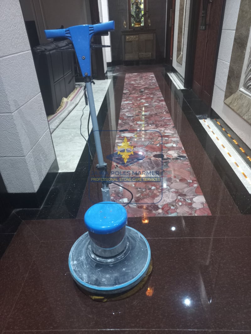 Hasil poles lantai granit jadi kilap di Jabodetabek oleh Jawa Poles Marmer