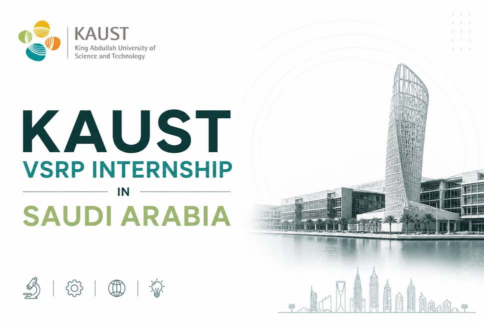 KAUST VSRP Internship 2026 | Fully Funded Research Program