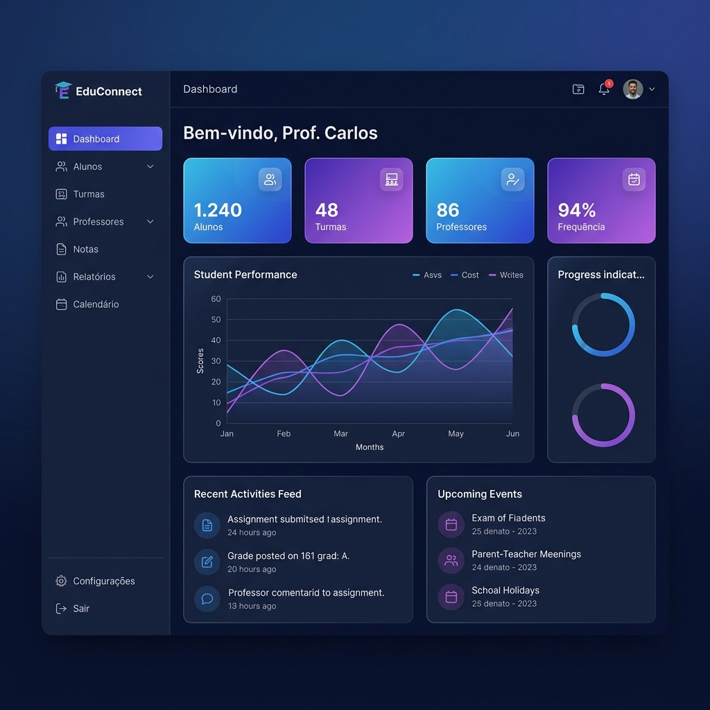 EduConnect — Sistema de Gestão Escolar
