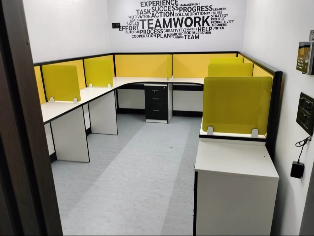 L Shape Modern Office Workstation