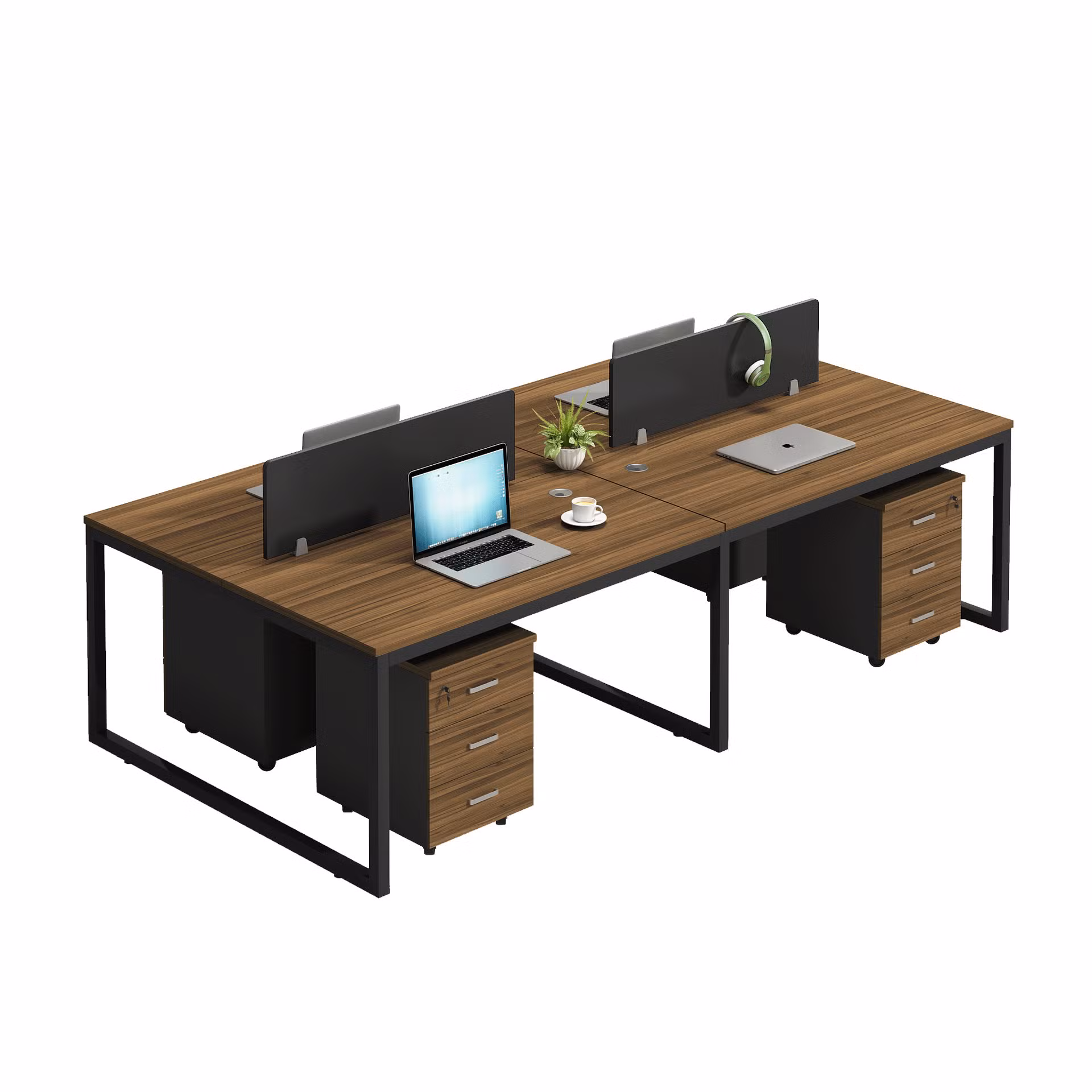 Modular Wooden Computer Table