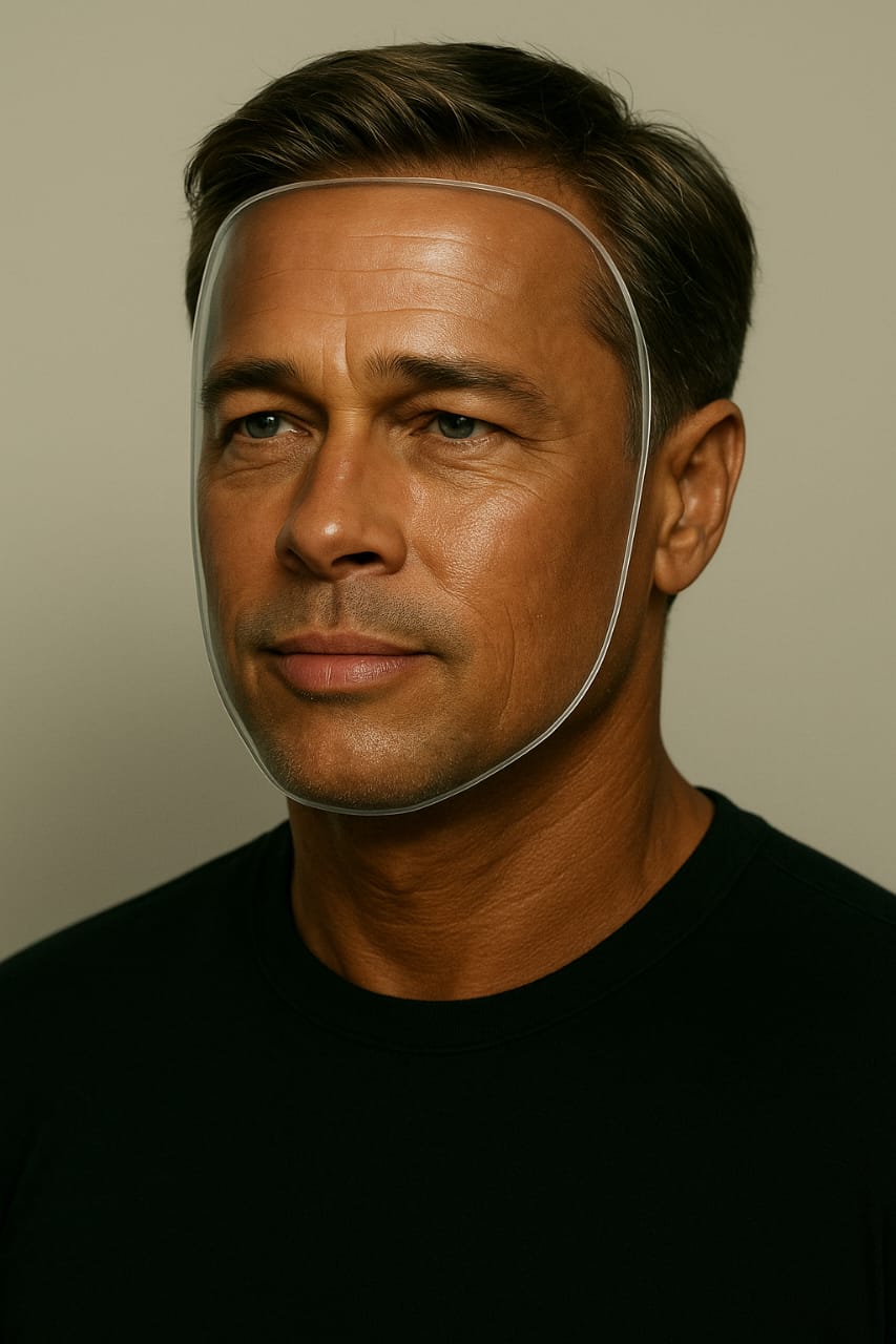 EIDOS mask — human/robot blend A