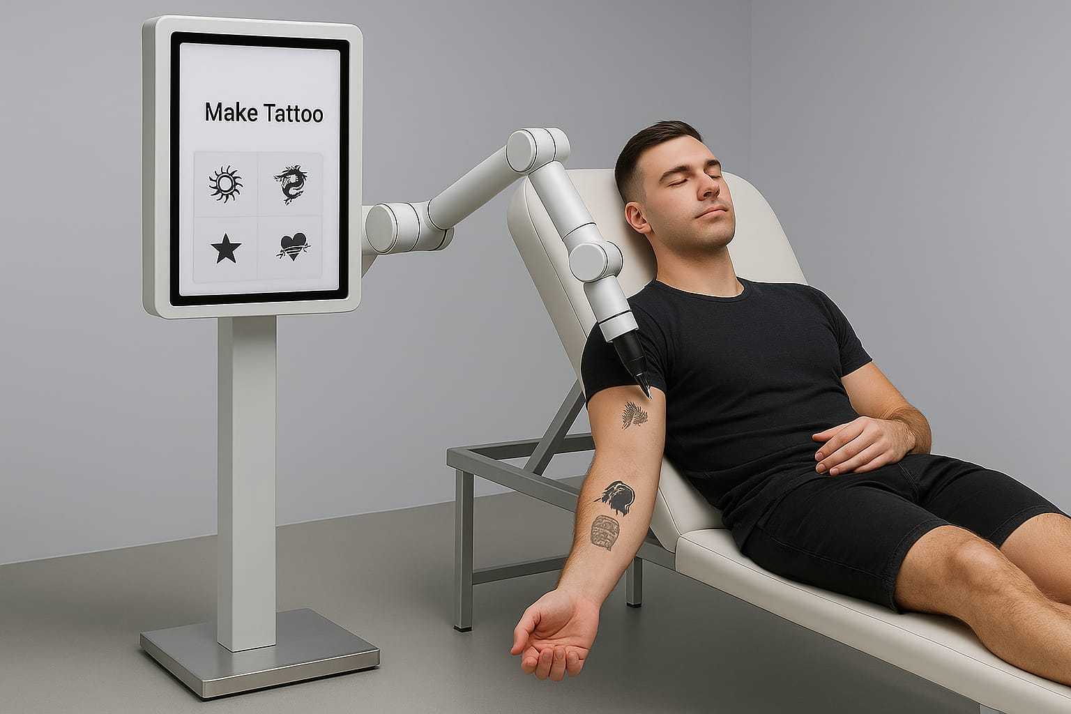 TattooBot Station — concept 2