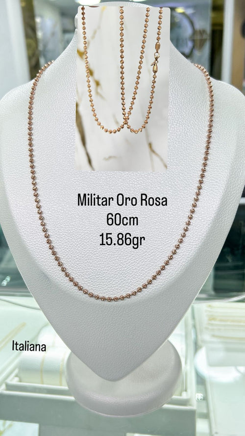 Militar oro rosa · 15.86g · italiano