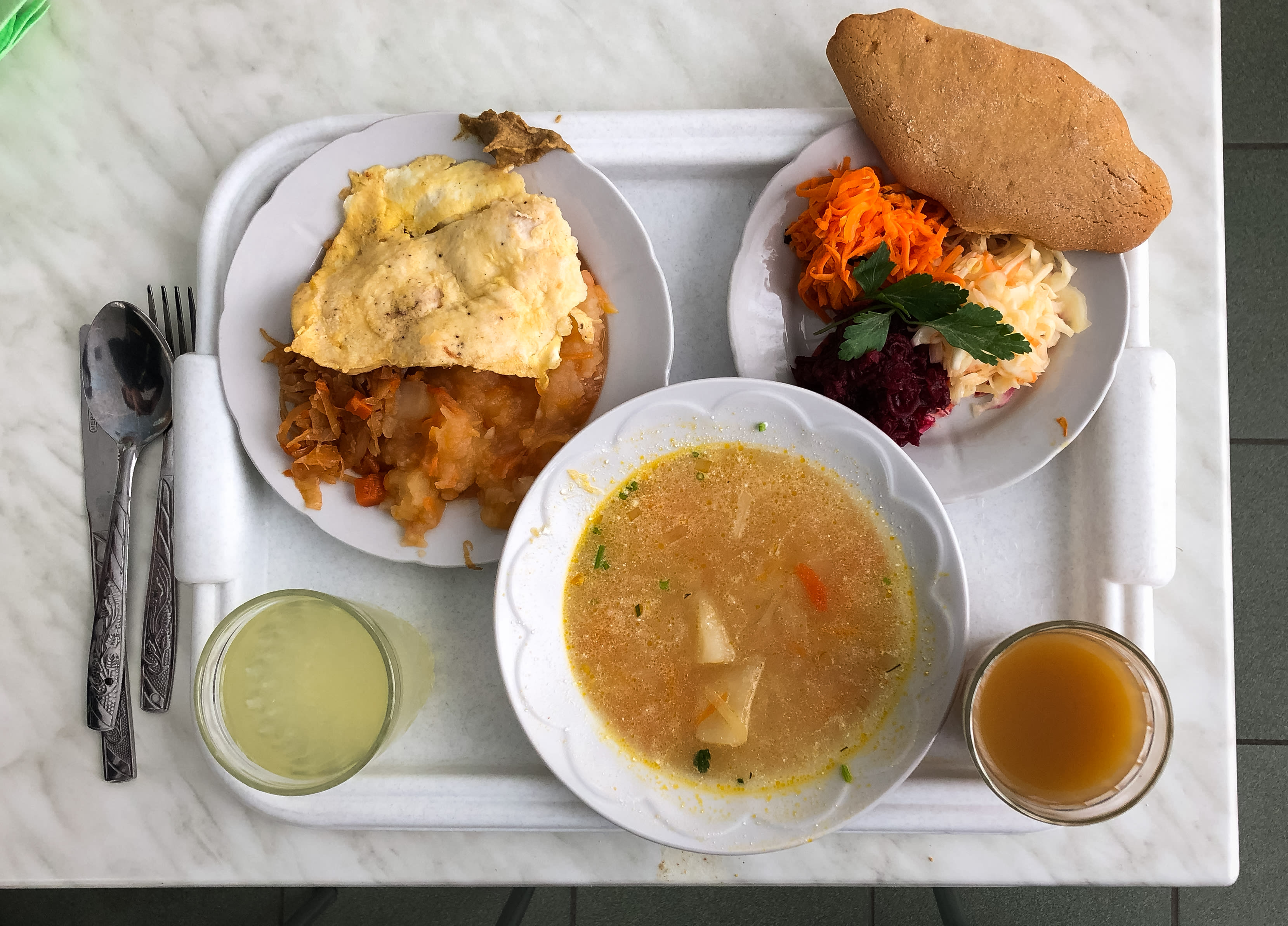 Chernobyl canteen lunch
